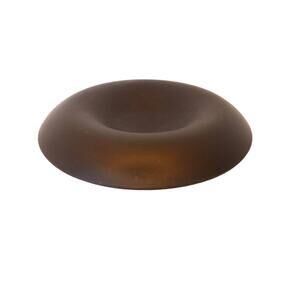 Vintage Tiffin Art Deco Black Satin Glass Console Centerpiece Bowl